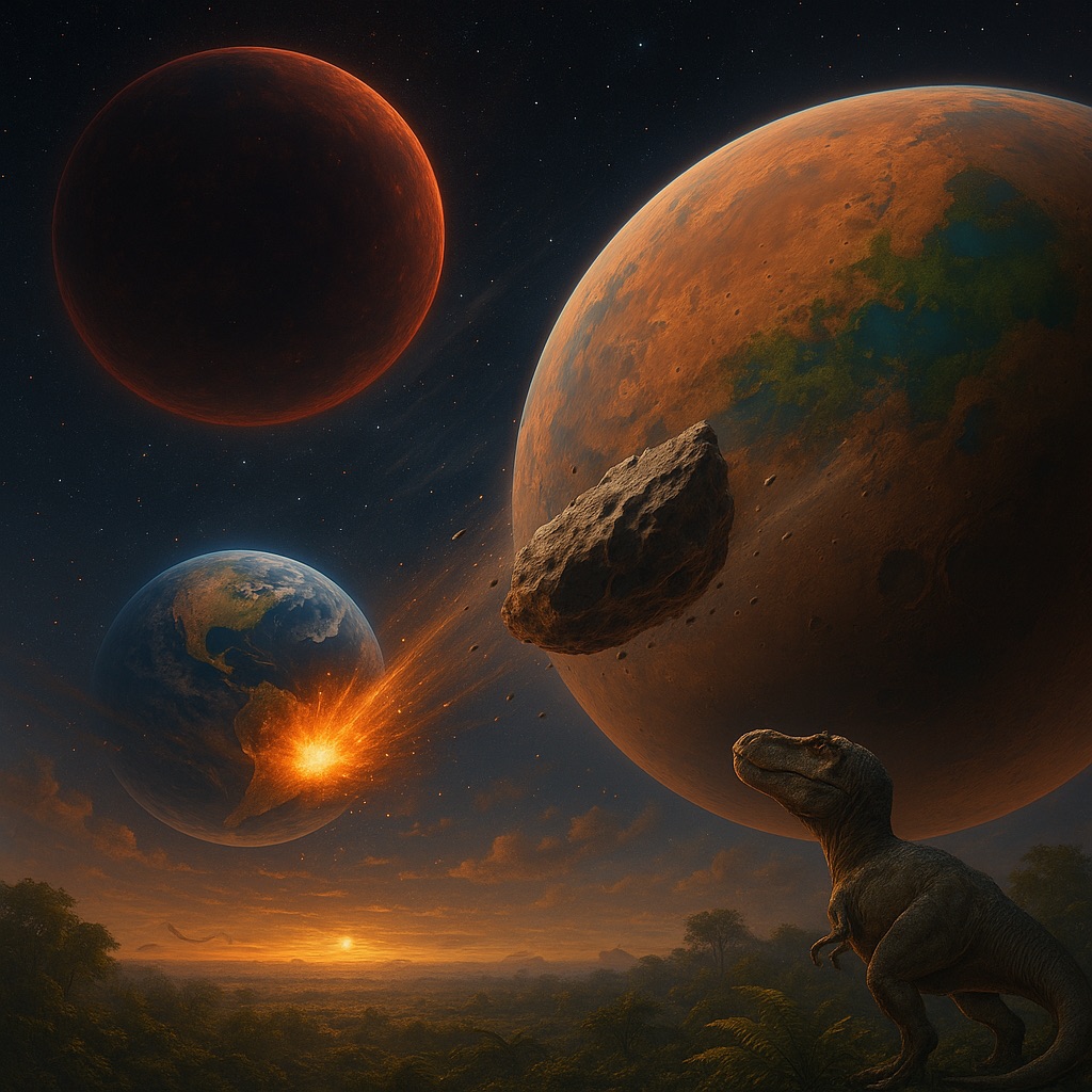 Nibiru, Mars, Earth, Dinosaurs
